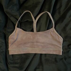 Lululemon Flow Y bra - dark grey acid wash